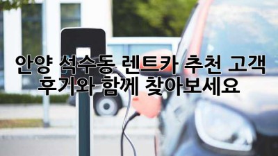 안양 석수동 렌트카 추천: 고객 후기와 함께 찾아보세요!